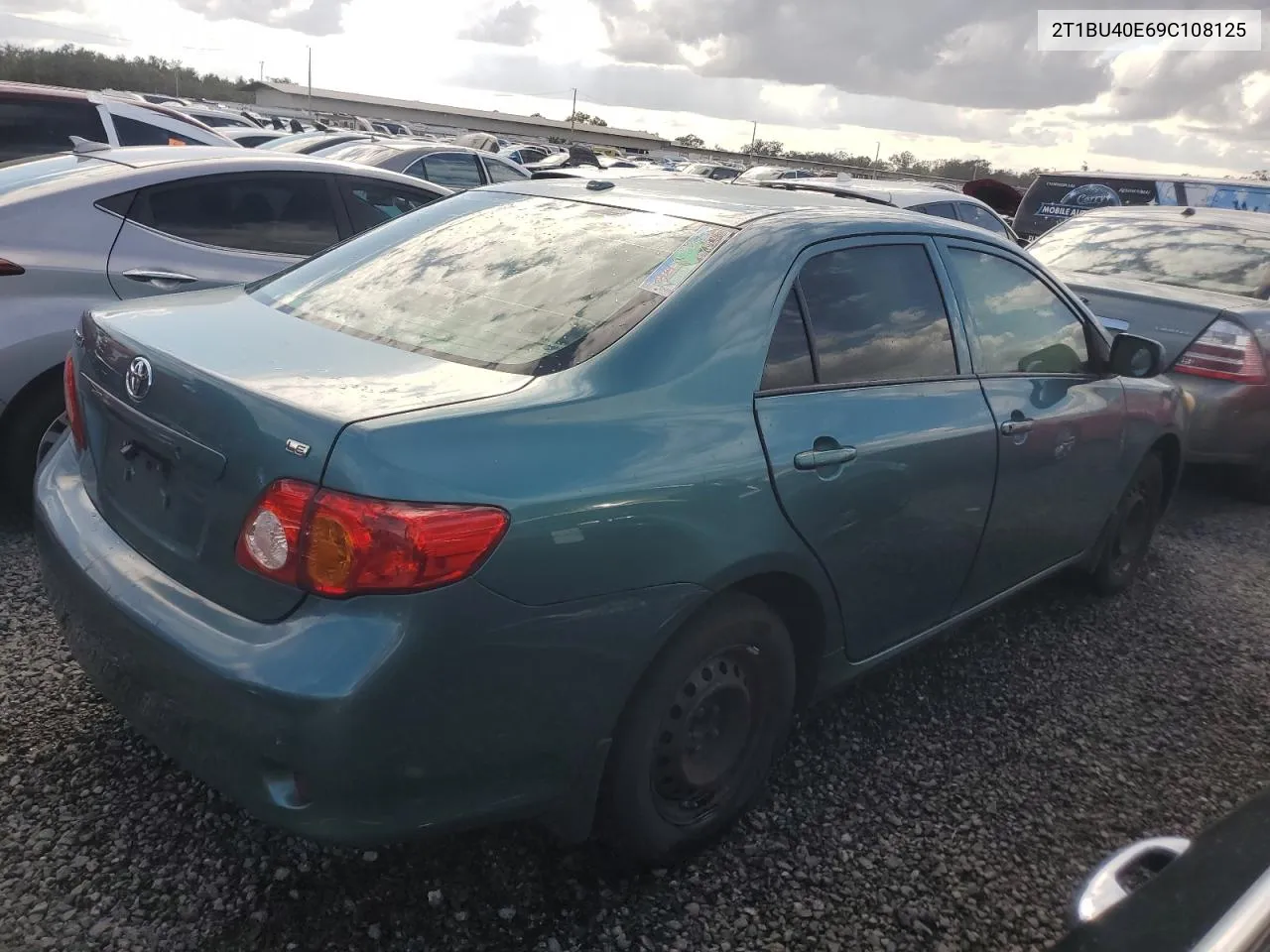 2009 Toyota Corolla Base VIN: 2T1BU40E69C108125 Lot: 77123084