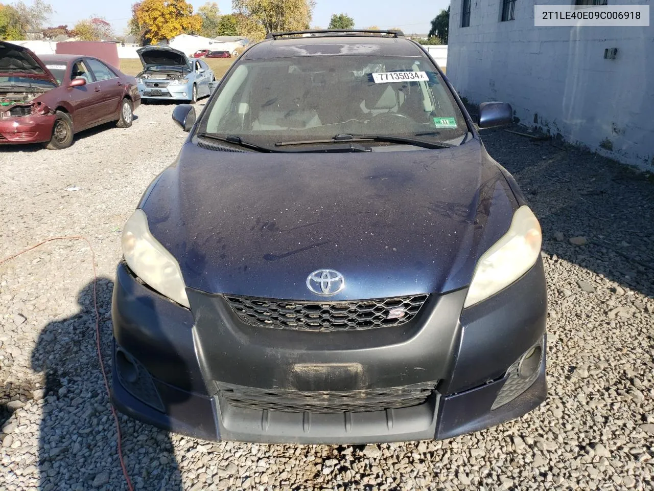 2009 Toyota Corolla Matrix S VIN: 2T1LE40E09C006918 Lot: 77135034