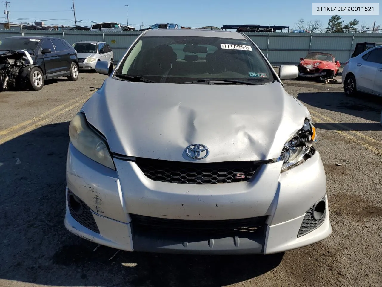 2009 Toyota Corolla Matrix S VIN: 2T1KE40E49C011521 Lot: 77179564