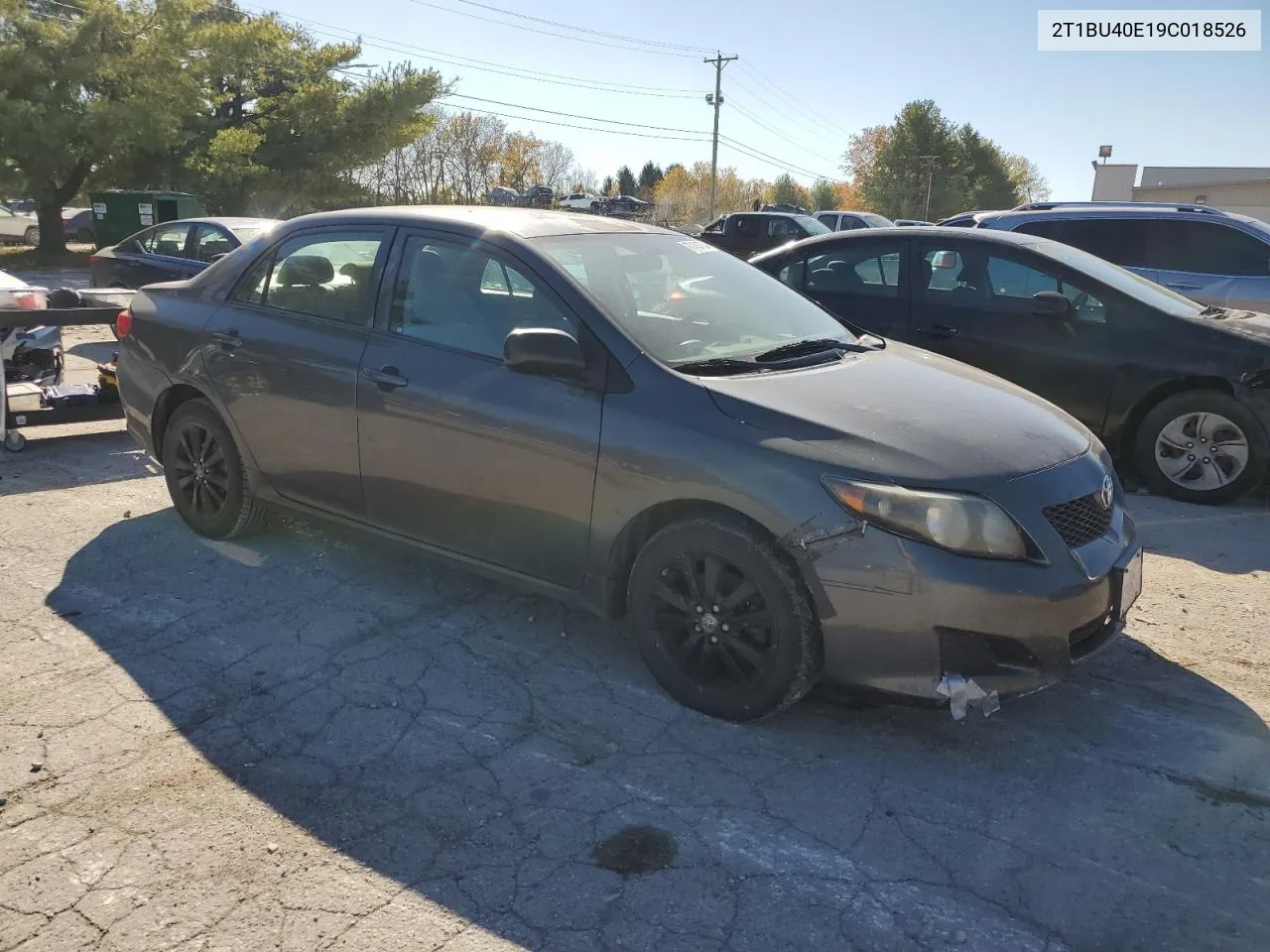 2009 Toyota Corolla Base VIN: 2T1BU40E19C018526 Lot: 77194754