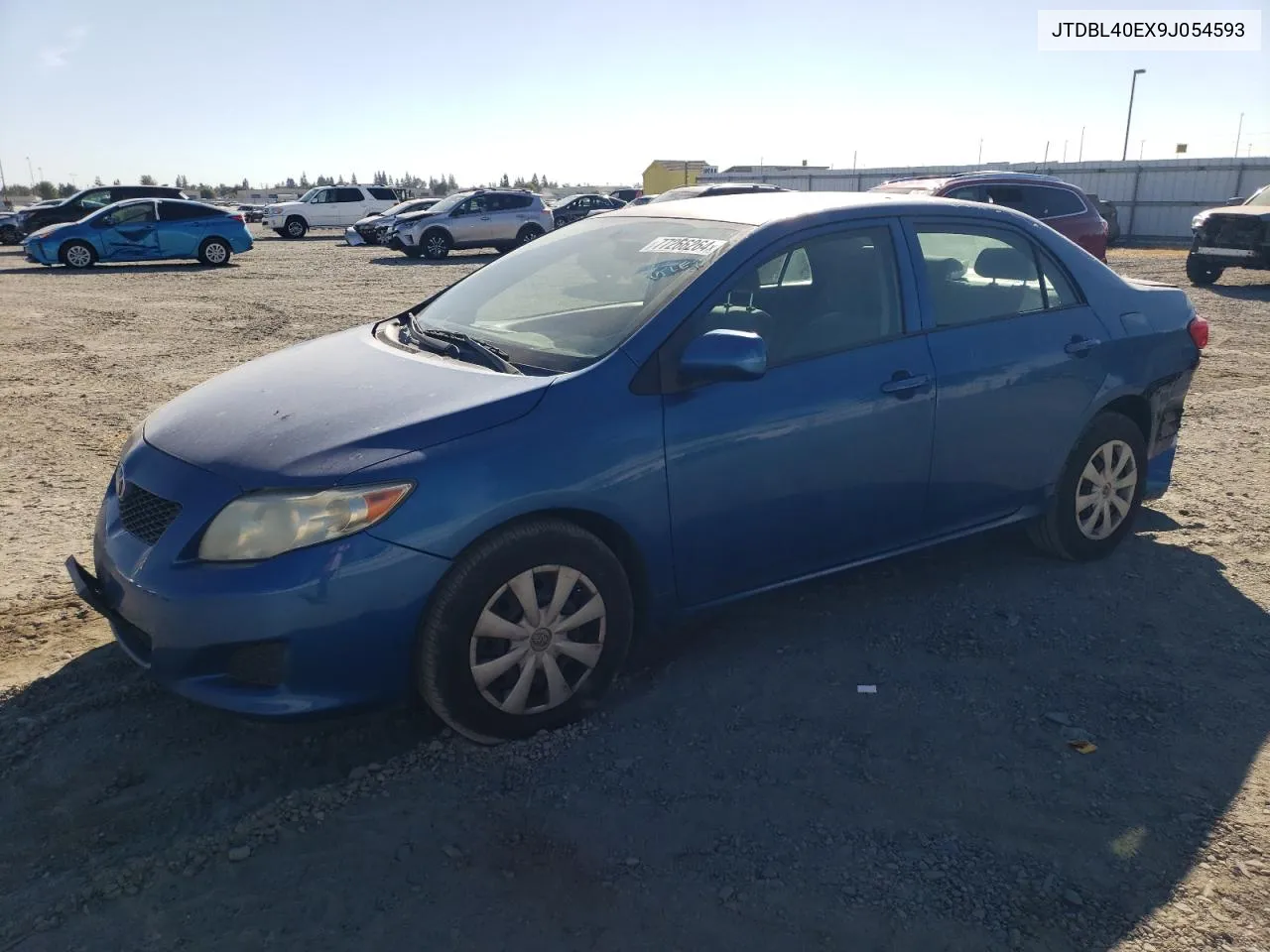 2009 Toyota Corolla Base VIN: JTDBL40EX9J054593 Lot: 77266264