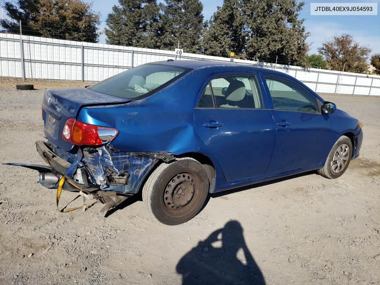 2009 Toyota Corolla Base VIN: JTDBL40EX9J054593 Lot: 77266264