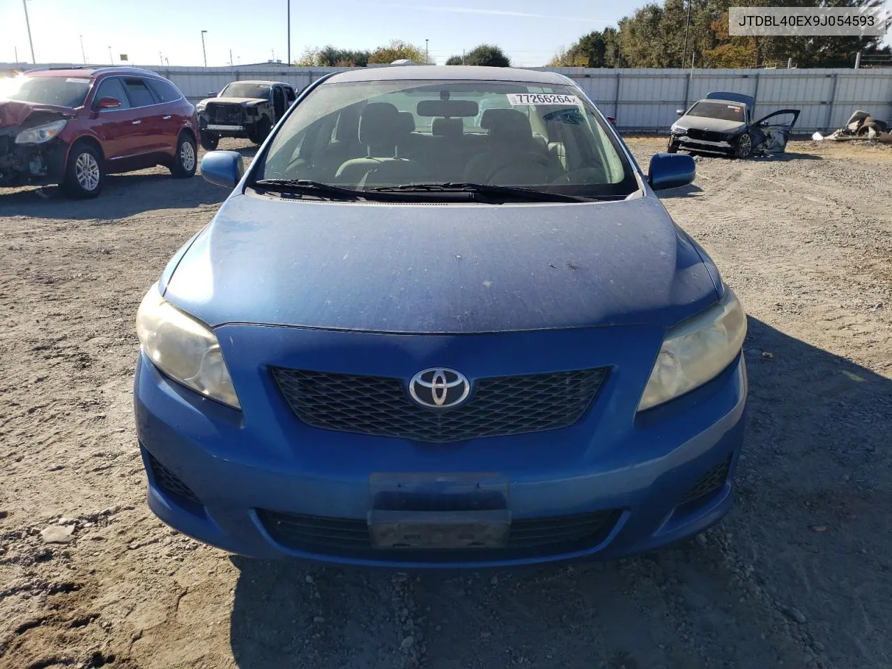 2009 Toyota Corolla Base VIN: JTDBL40EX9J054593 Lot: 77266264