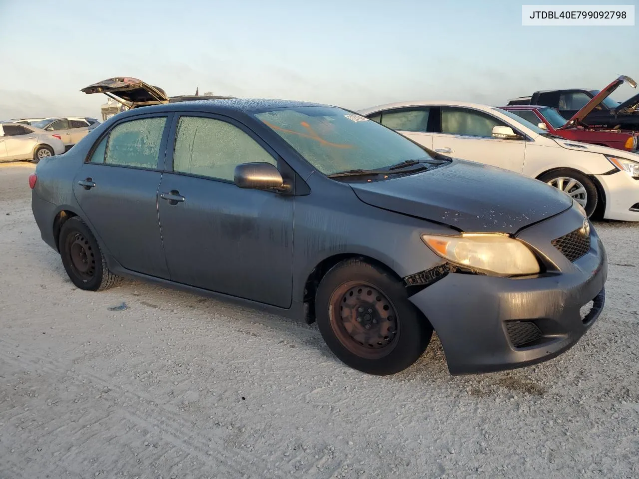 2009 Toyota Corolla Base VIN: JTDBL40E799092798 Lot: 77272374