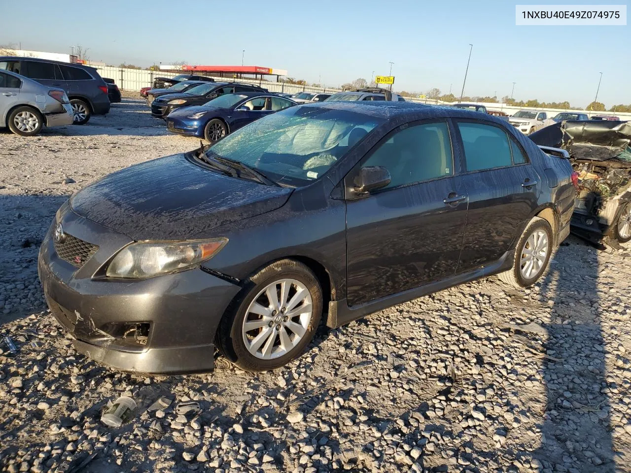 2009 Toyota Corolla Base VIN: 1NXBU40E49Z074975 Lot: 77275434