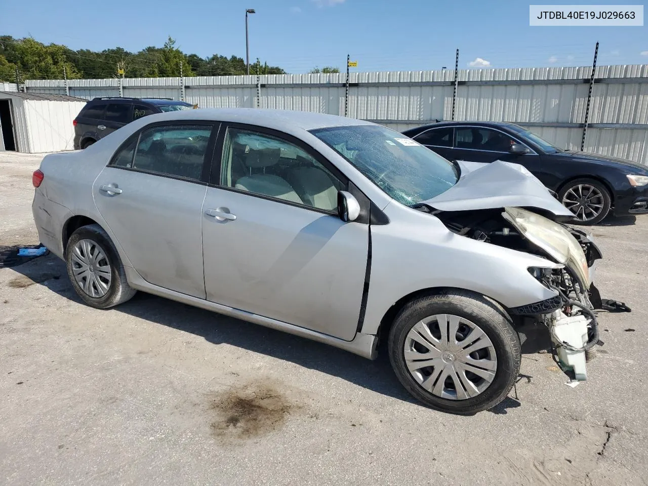 2009 Toyota Corolla Base VIN: JTDBL40E19J029663 Lot: 77401444