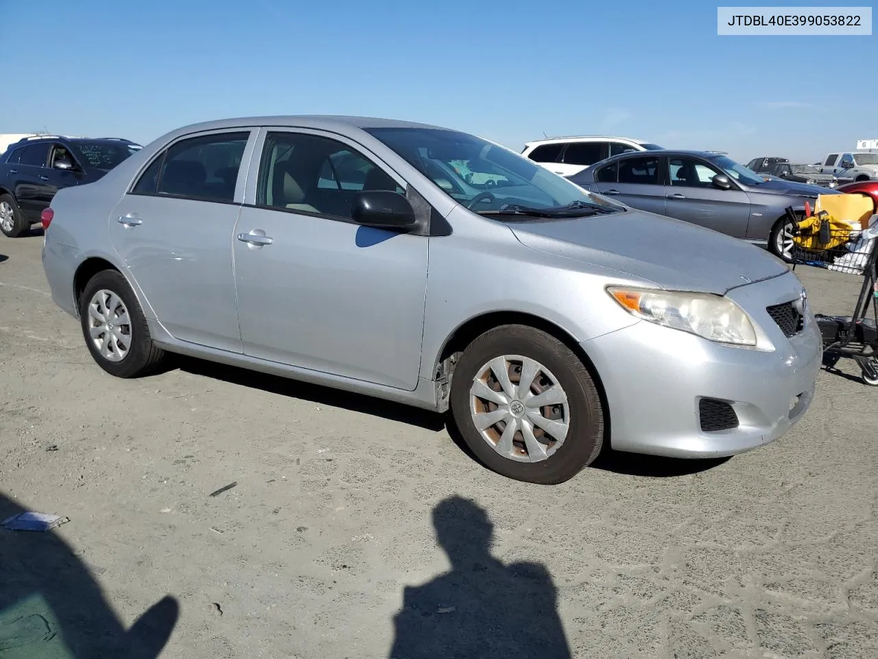 2009 Toyota Corolla Base VIN: JTDBL40E399053822 Lot: 77441444