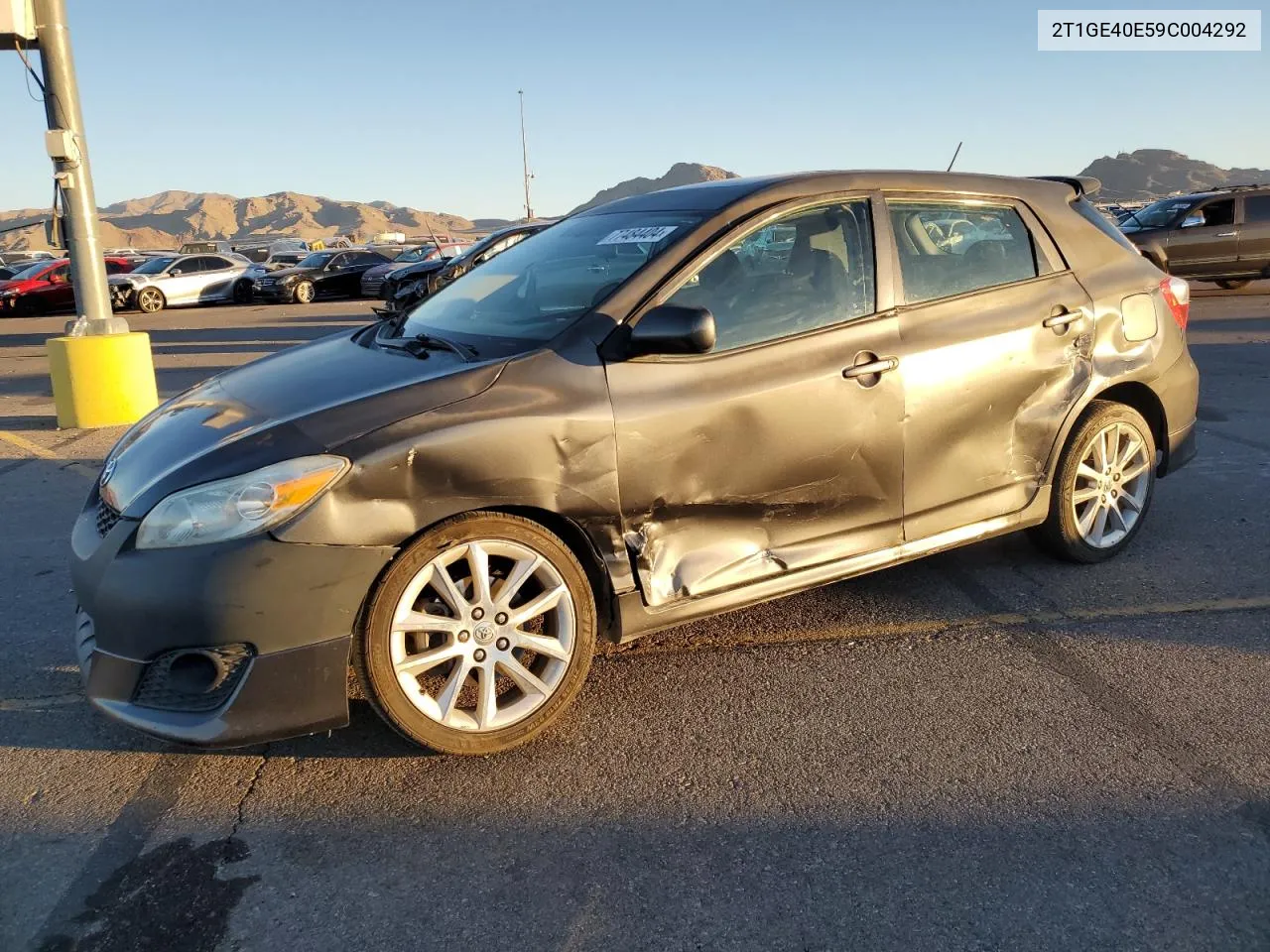 2009 Toyota Corolla Matrix Xrs VIN: 2T1GE40E59C004292 Lot: 77484404