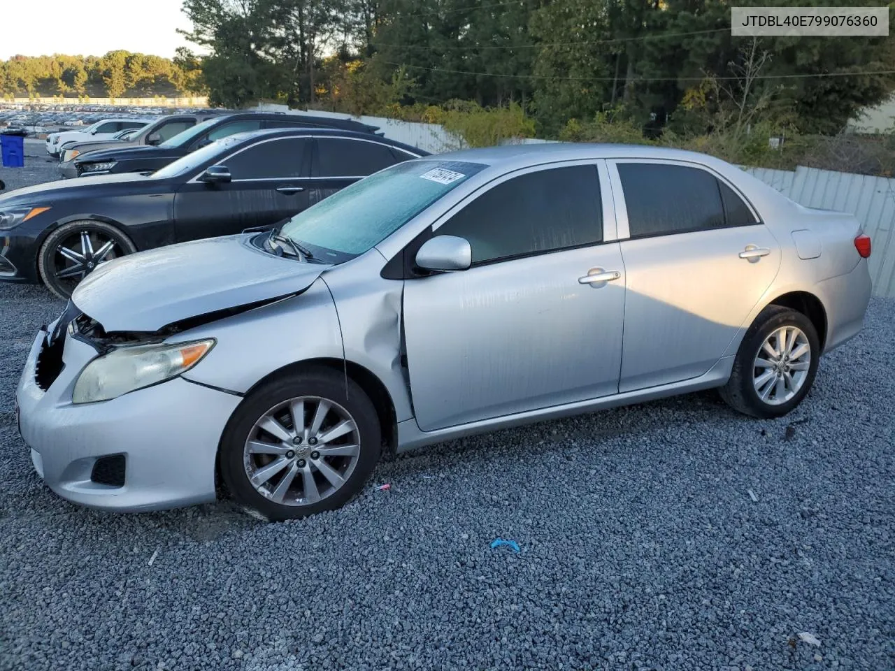 2009 Toyota Corolla Base VIN: JTDBL40E799076360 Lot: 77597474