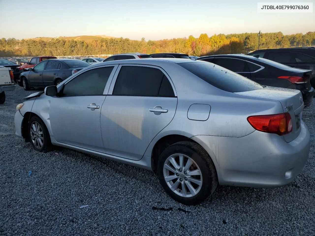 2009 Toyota Corolla Base VIN: JTDBL40E799076360 Lot: 77597474