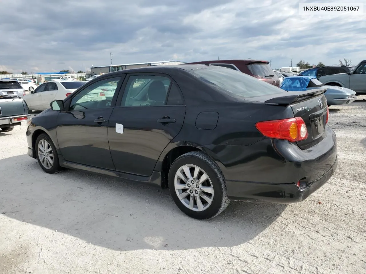 2009 Toyota Corolla Base VIN: 1NXBU40E89Z051067 Lot: 77993854