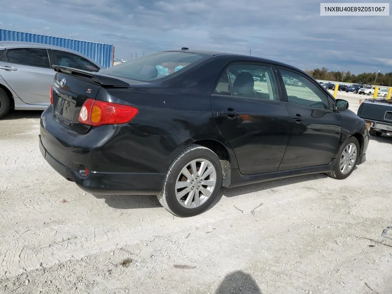 2009 Toyota Corolla Base VIN: 1NXBU40E89Z051067 Lot: 77993854