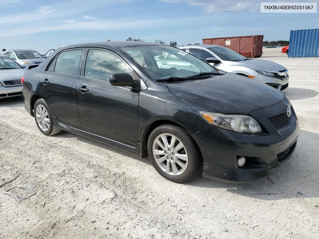 2009 Toyota Corolla Base VIN: 1NXBU40E89Z051067 Lot: 77993854