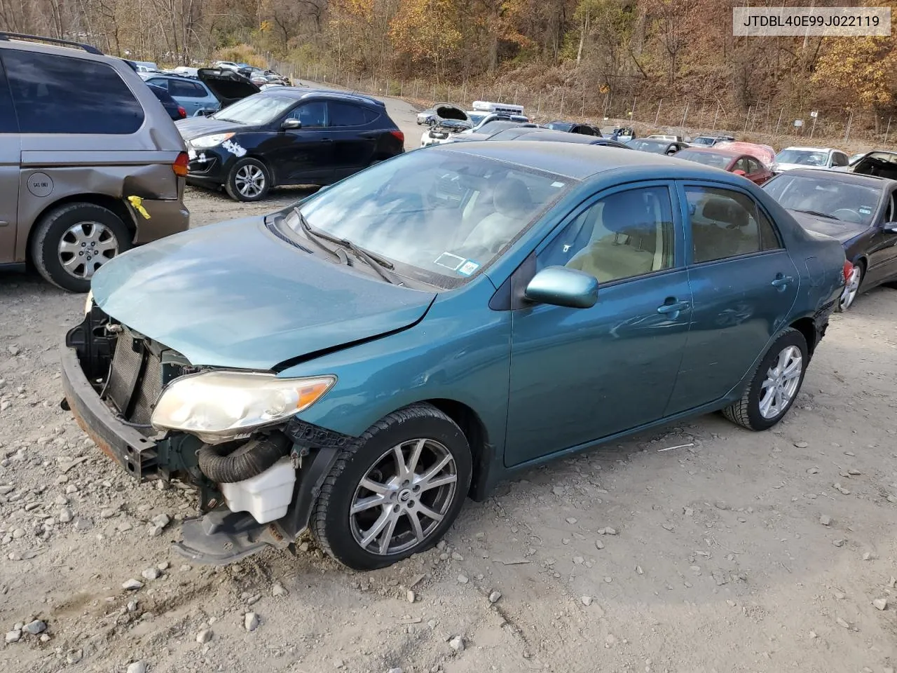 2009 Toyota Corolla Base VIN: JTDBL40E99J022119 Lot: 78024644