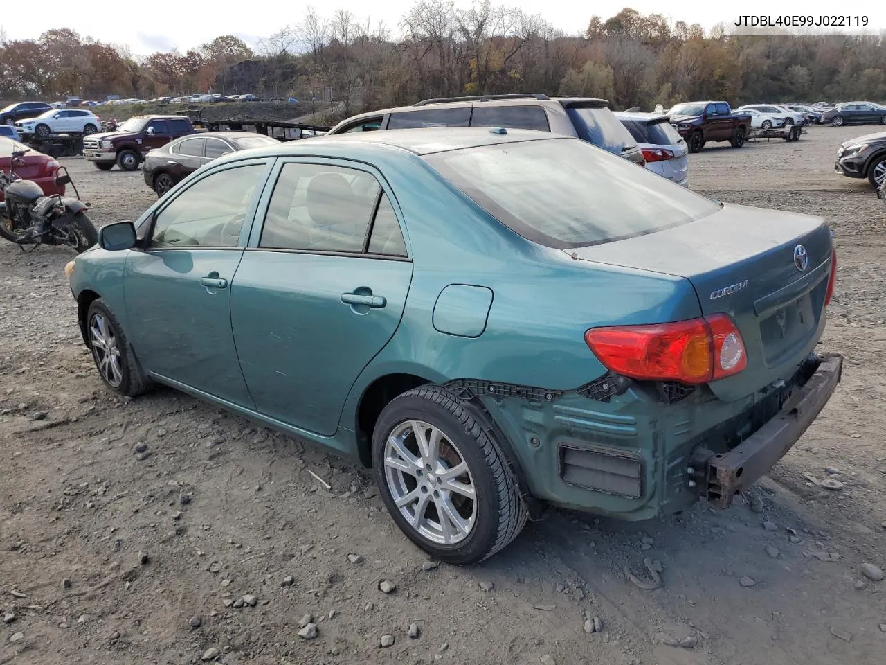 2009 Toyota Corolla Base VIN: JTDBL40E99J022119 Lot: 78024644