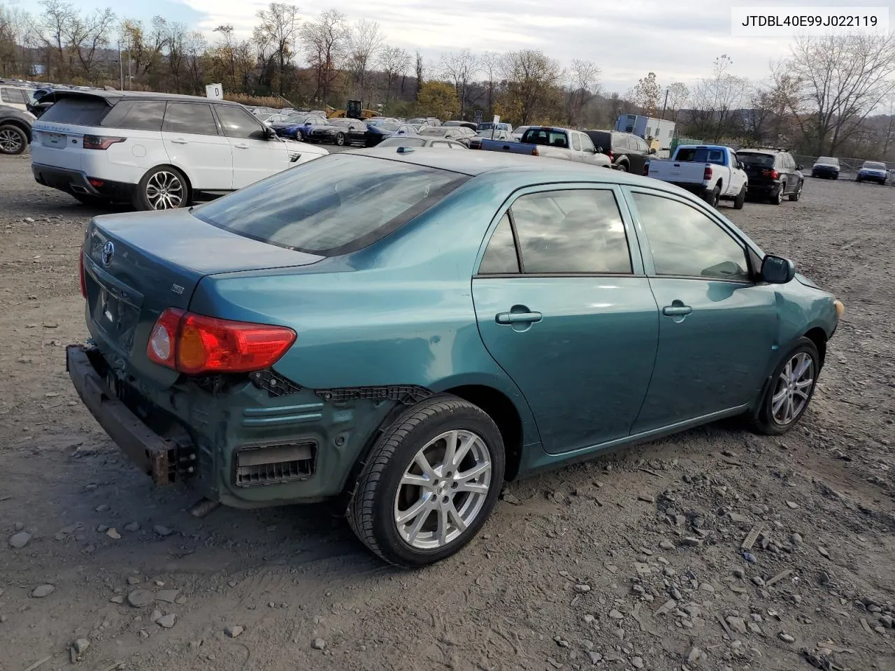 2009 Toyota Corolla Base VIN: JTDBL40E99J022119 Lot: 78024644