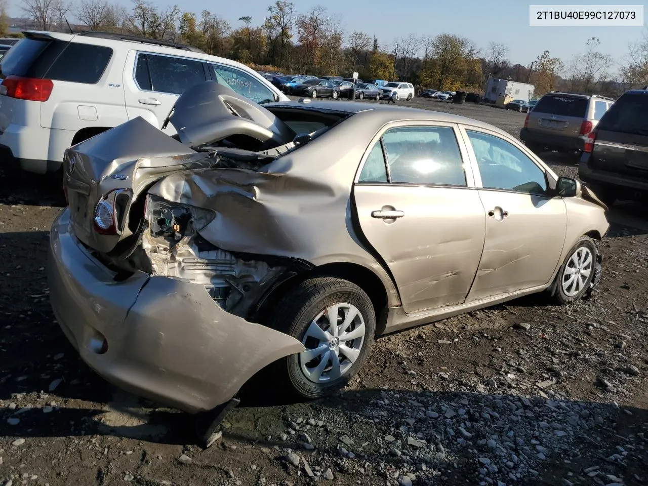 2009 Toyota Corolla Base VIN: 2T1BU40E99C127073 Lot: 78086534