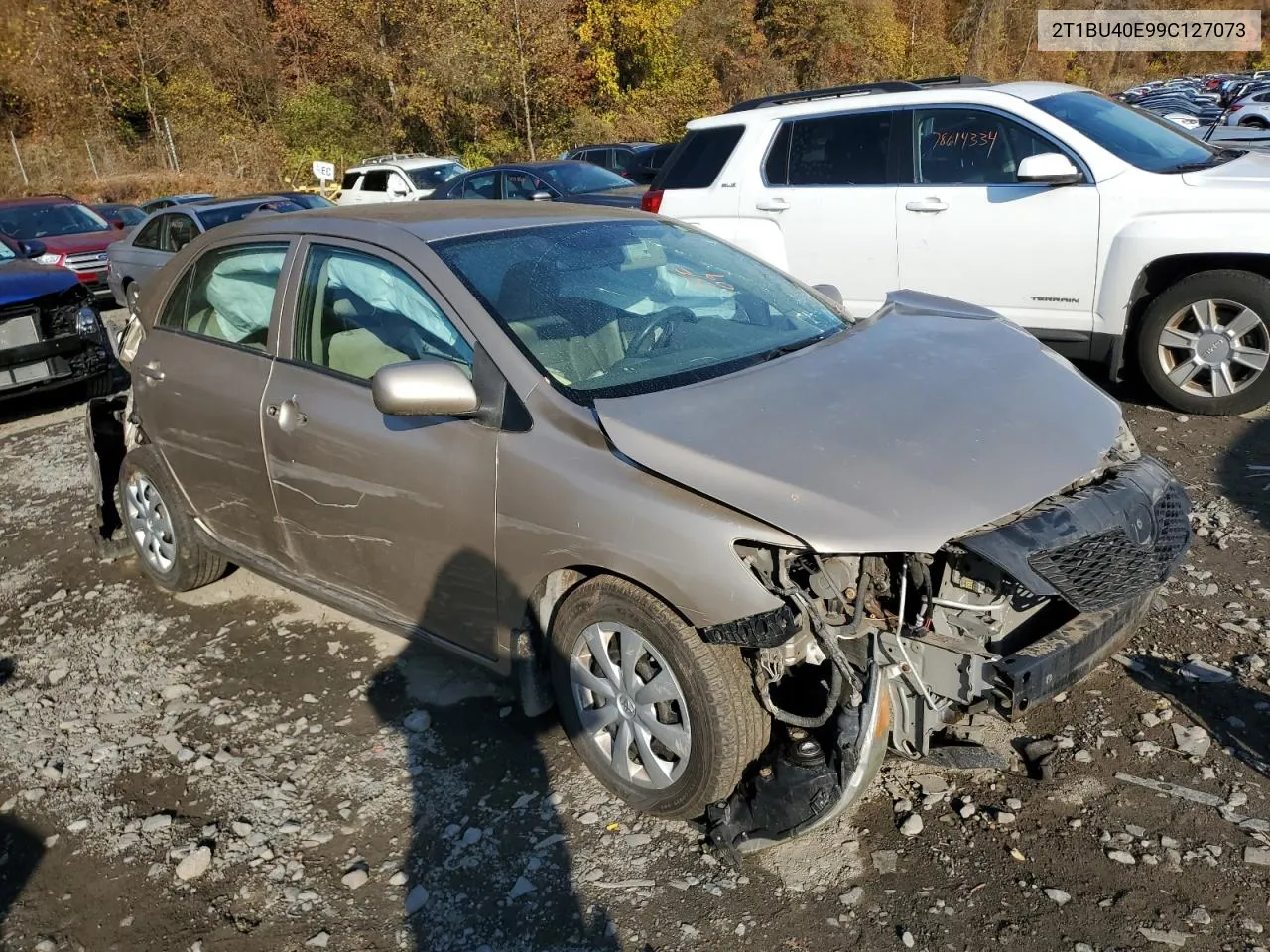 2009 Toyota Corolla Base VIN: 2T1BU40E99C127073 Lot: 78086534