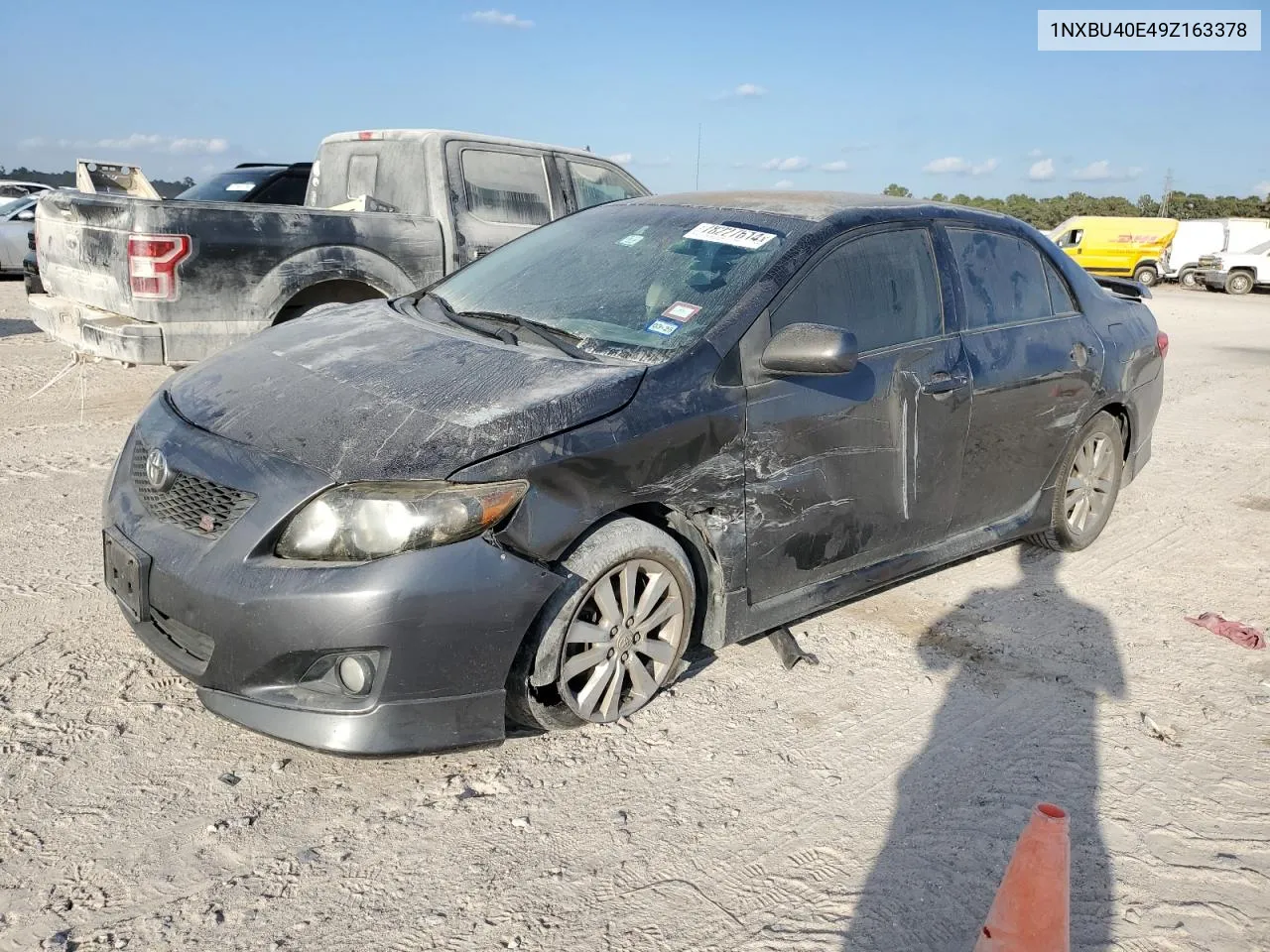 2009 Toyota Corolla Base VIN: 1NXBU40E49Z163378 Lot: 78227614