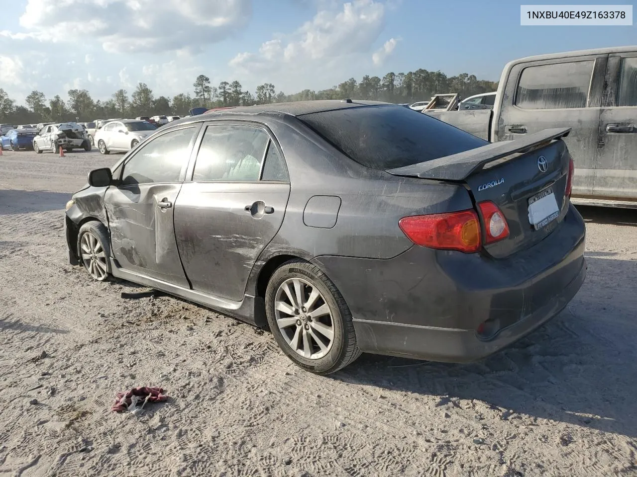 2009 Toyota Corolla Base VIN: 1NXBU40E49Z163378 Lot: 78227614