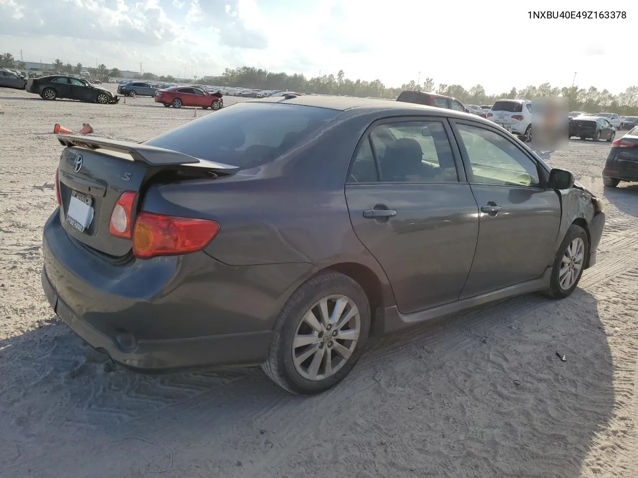 2009 Toyota Corolla Base VIN: 1NXBU40E49Z163378 Lot: 78227614