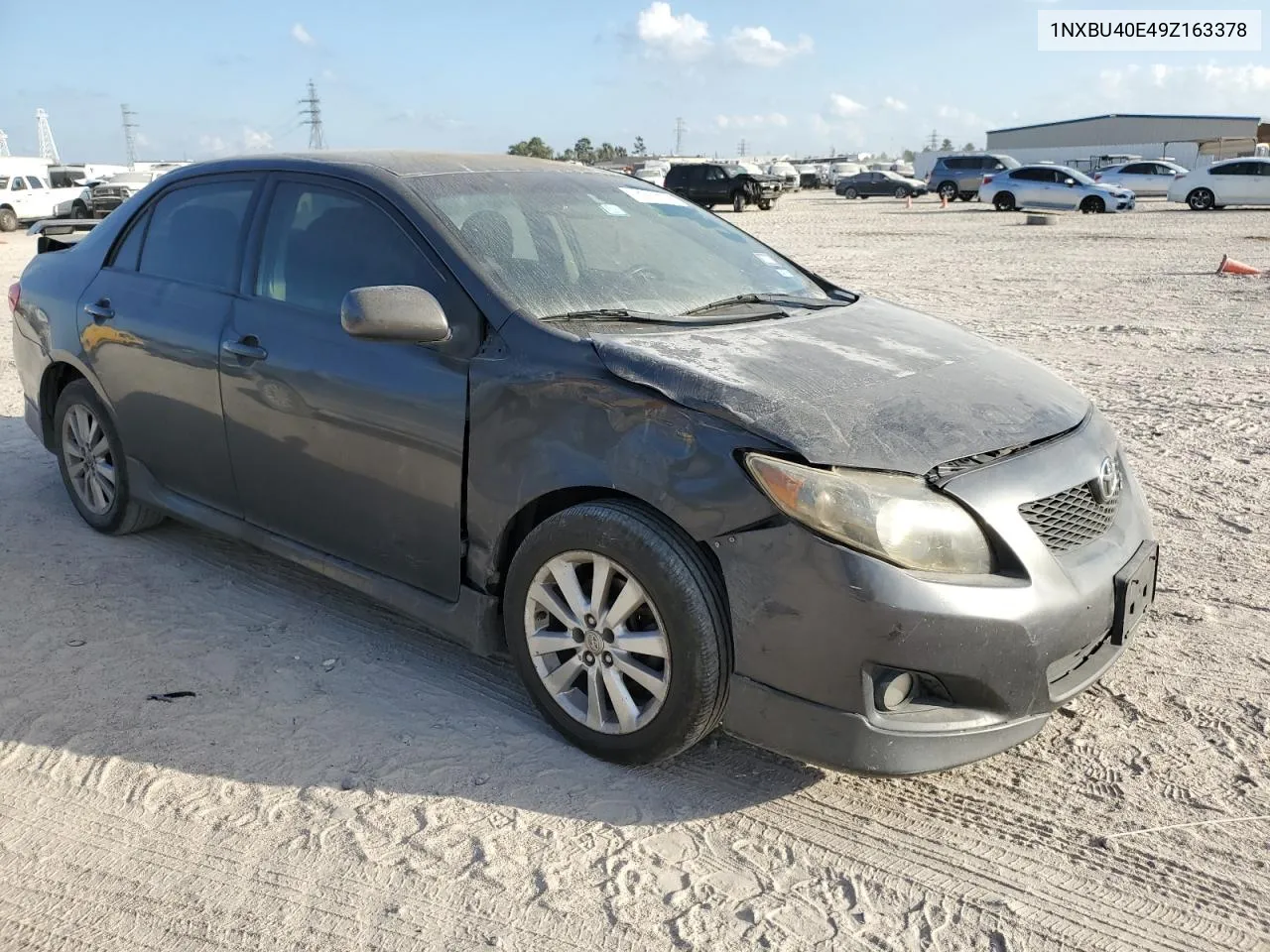 2009 Toyota Corolla Base VIN: 1NXBU40E49Z163378 Lot: 78227614