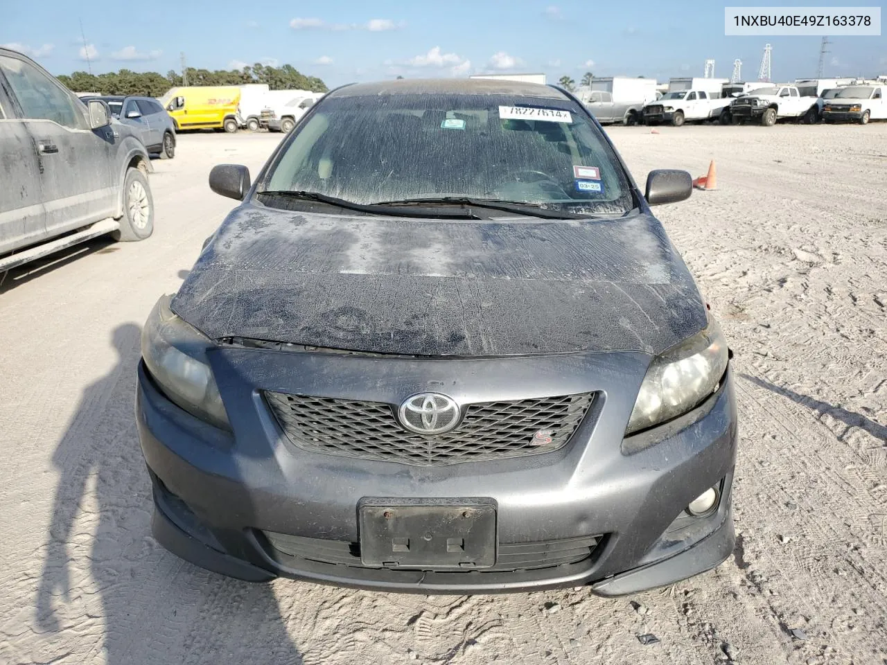 2009 Toyota Corolla Base VIN: 1NXBU40E49Z163378 Lot: 78227614