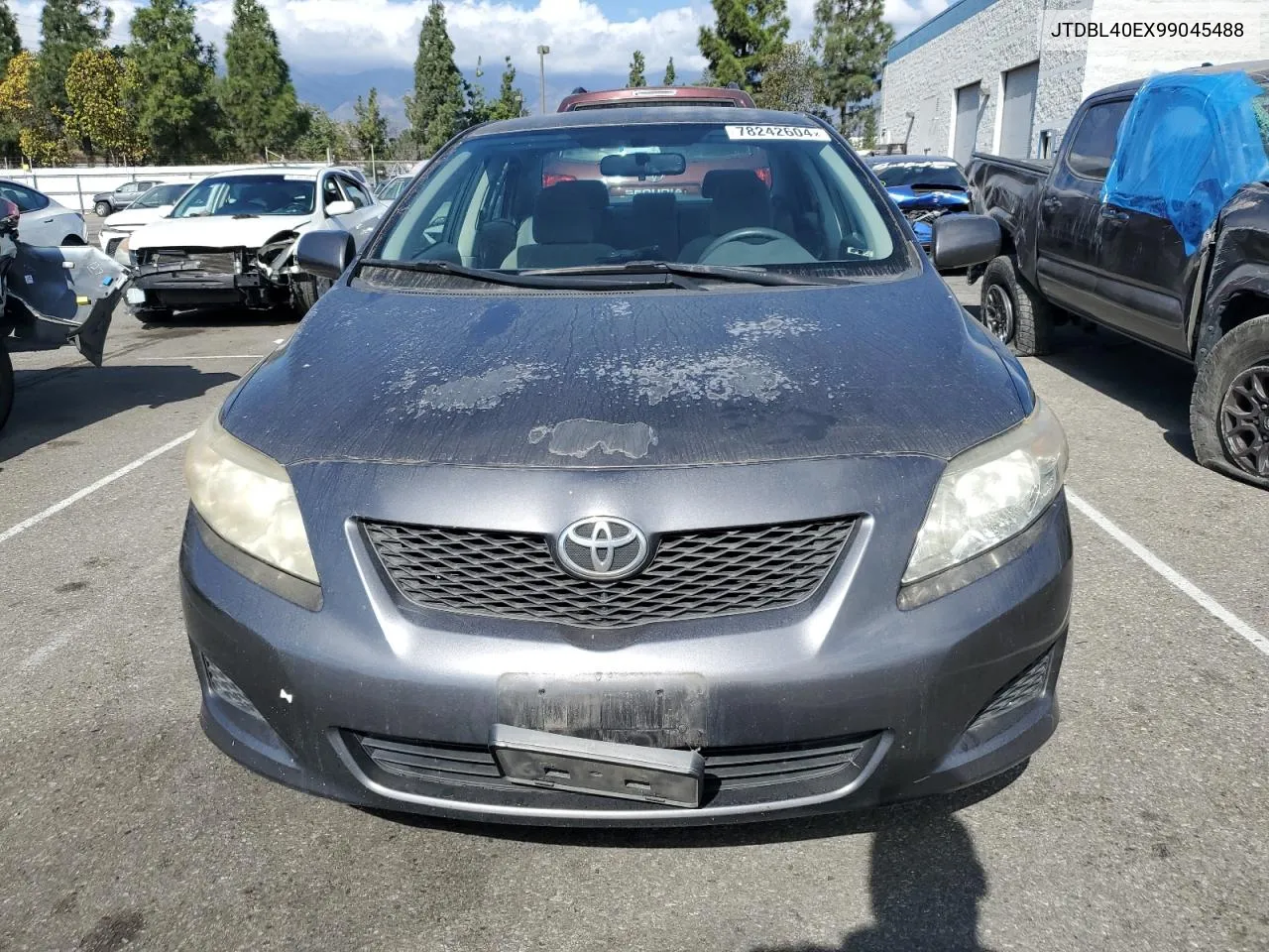 2009 Toyota Corolla Base VIN: JTDBL40EX99045488 Lot: 78242604