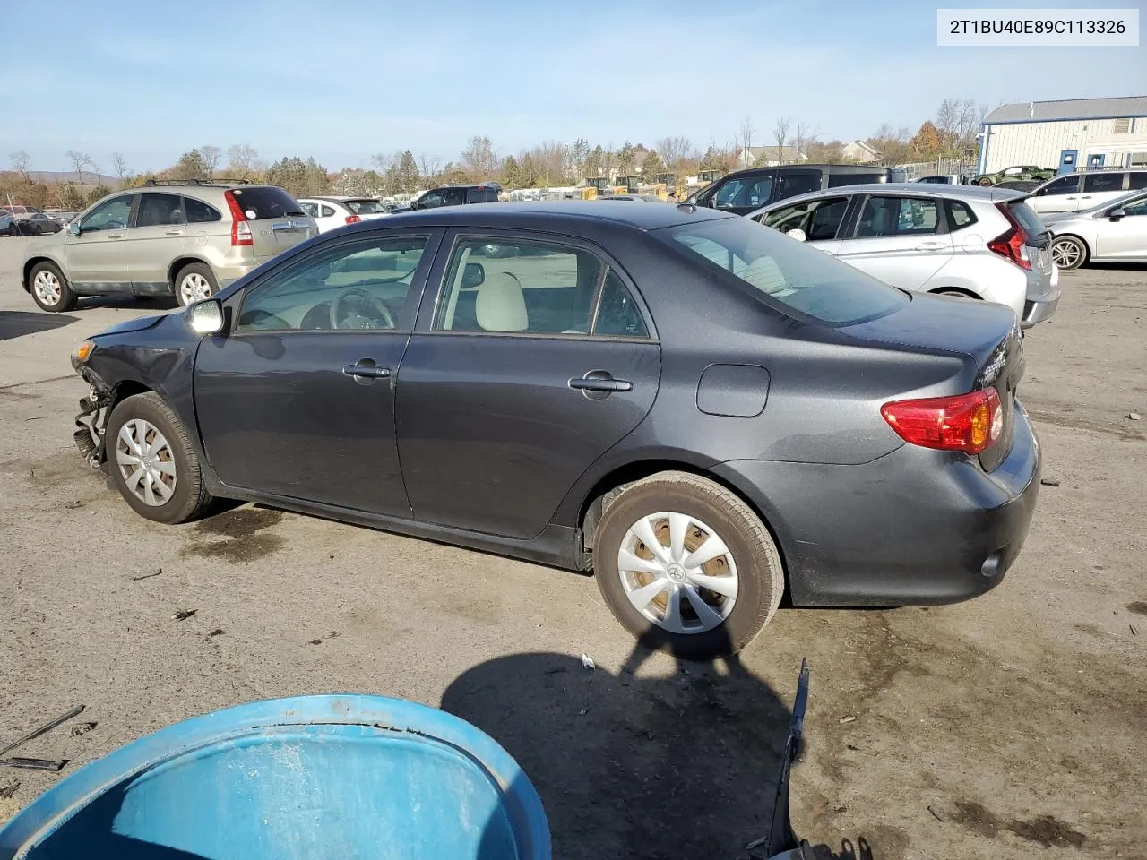 2009 Toyota Corolla Base VIN: 2T1BU40E89C113326 Lot: 78429384