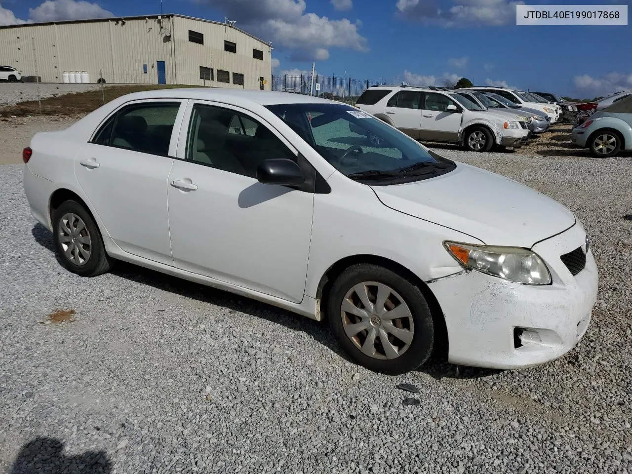 2009 Toyota Corolla Base VIN: JTDBL40E199017868 Lot: 78471824