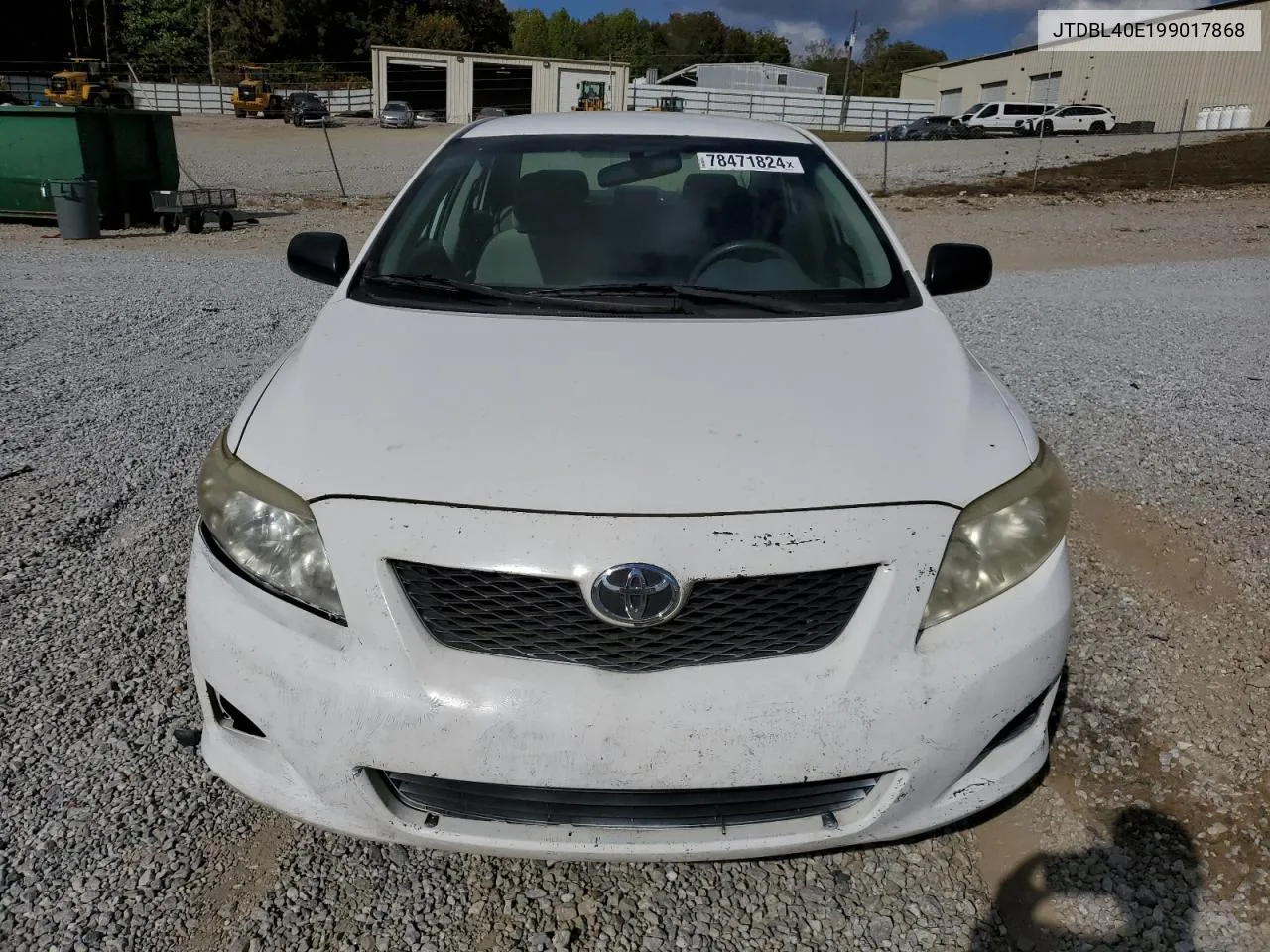 2009 Toyota Corolla Base VIN: JTDBL40E199017868 Lot: 78471824