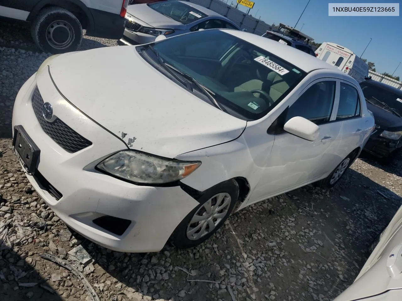 2009 Toyota Corolla Base VIN: 1NXBU40E59Z123665 Lot: 78485584