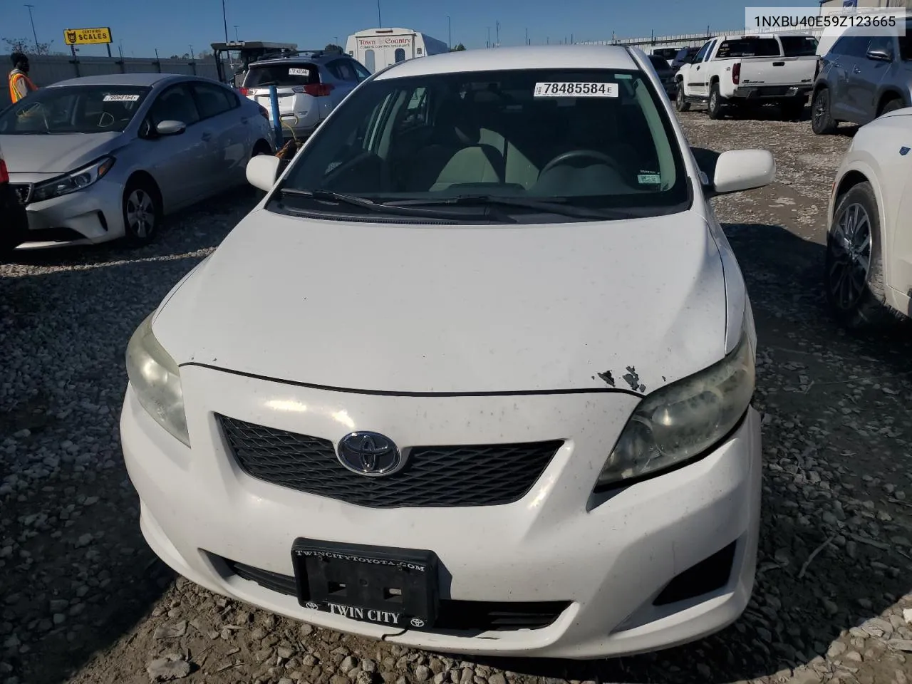 2009 Toyota Corolla Base VIN: 1NXBU40E59Z123665 Lot: 78485584