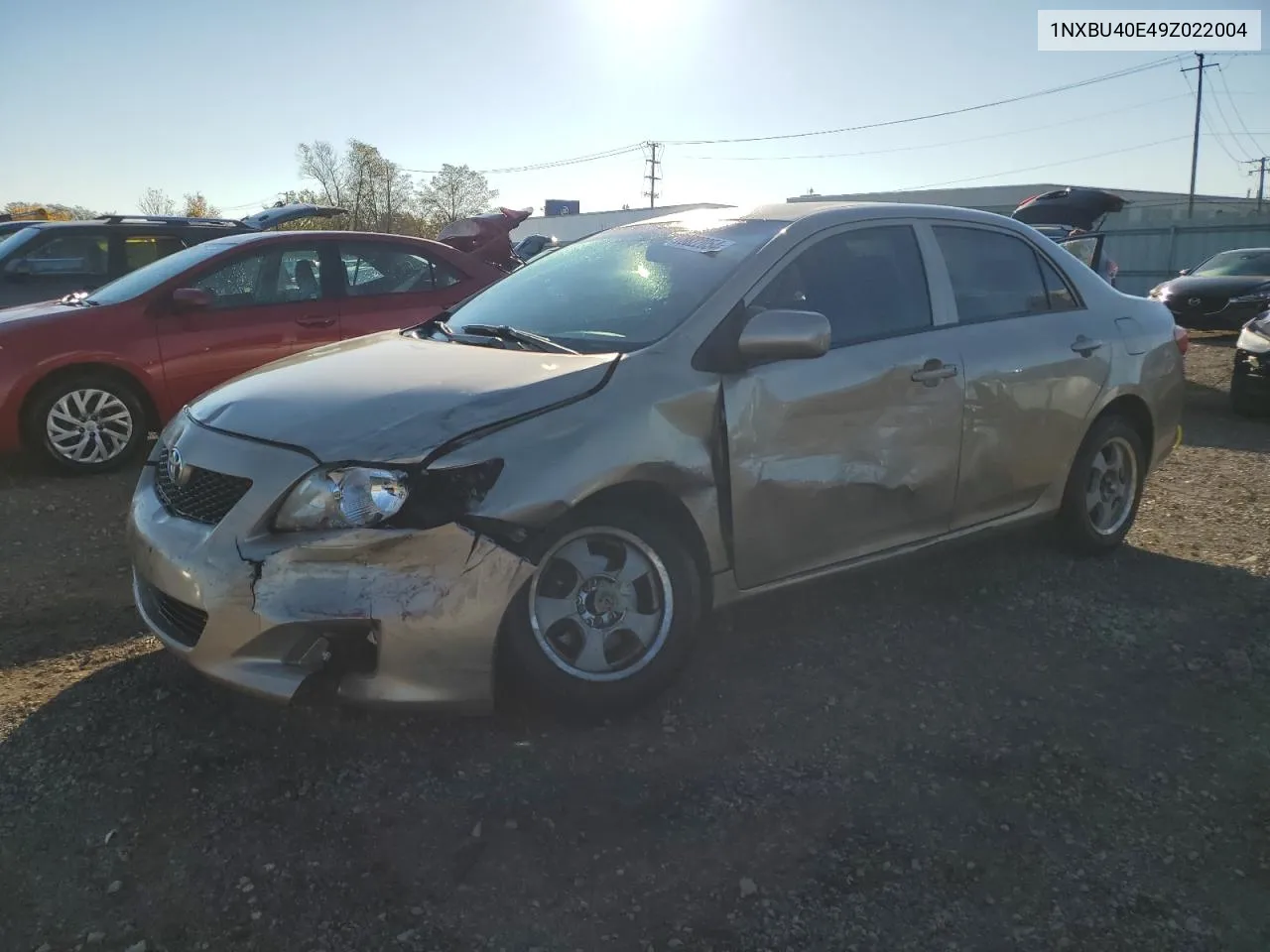 2009 Toyota Corolla Base VIN: 1NXBU40E49Z022004 Lot: 78822054