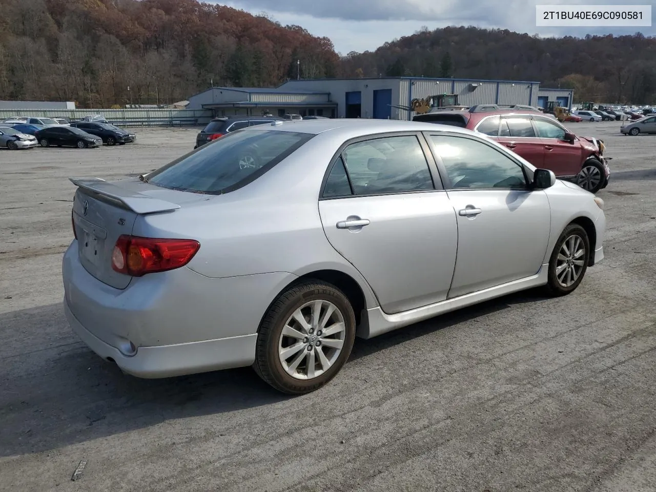 2009 Toyota Corolla Base VIN: 2T1BU40E69C090581 Lot: 79278684