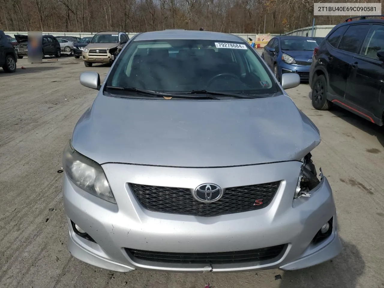 2009 Toyota Corolla Base VIN: 2T1BU40E69C090581 Lot: 79278684