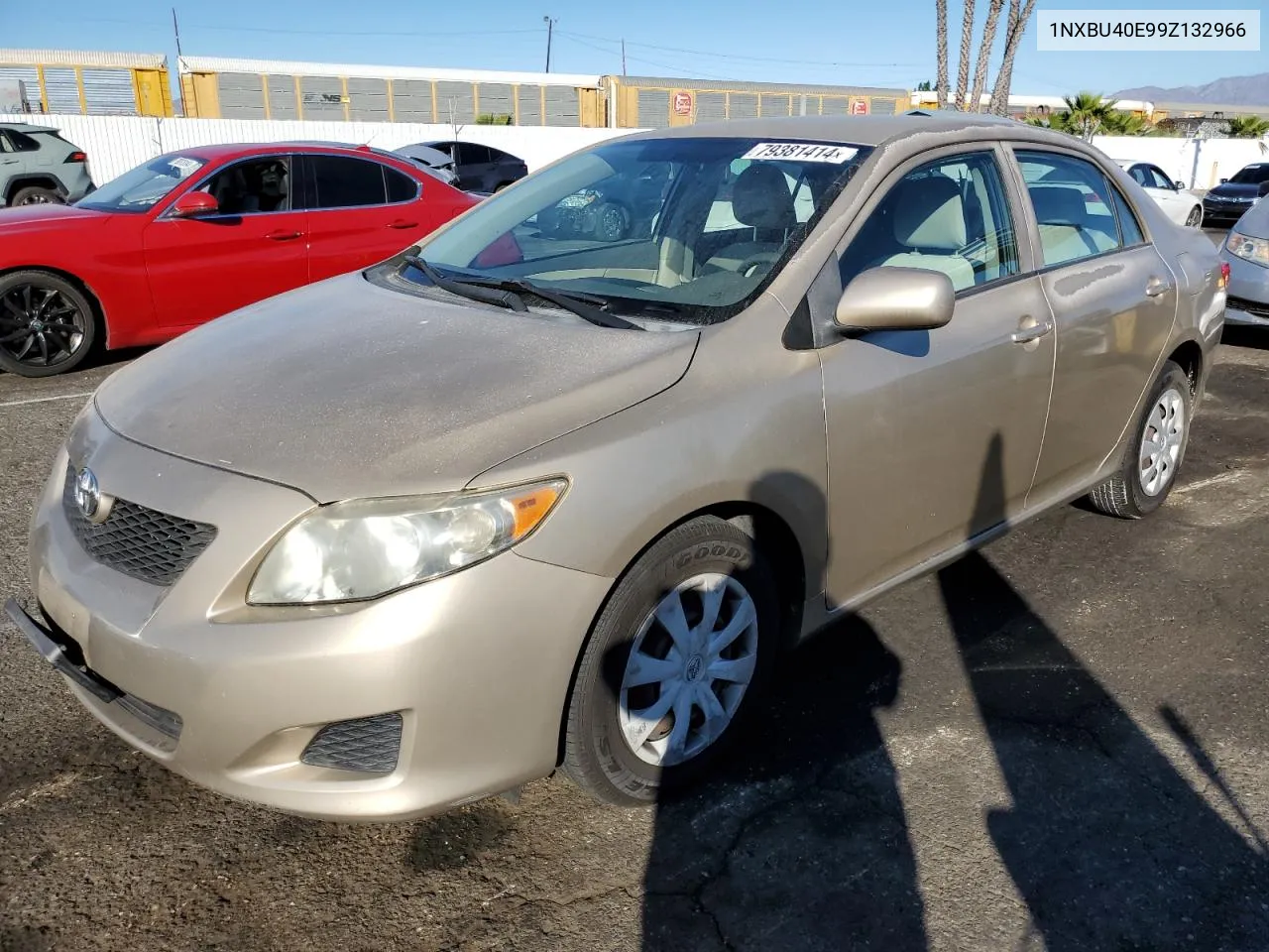 2009 Toyota Corolla Base VIN: 1NXBU40E99Z132966 Lot: 79381414