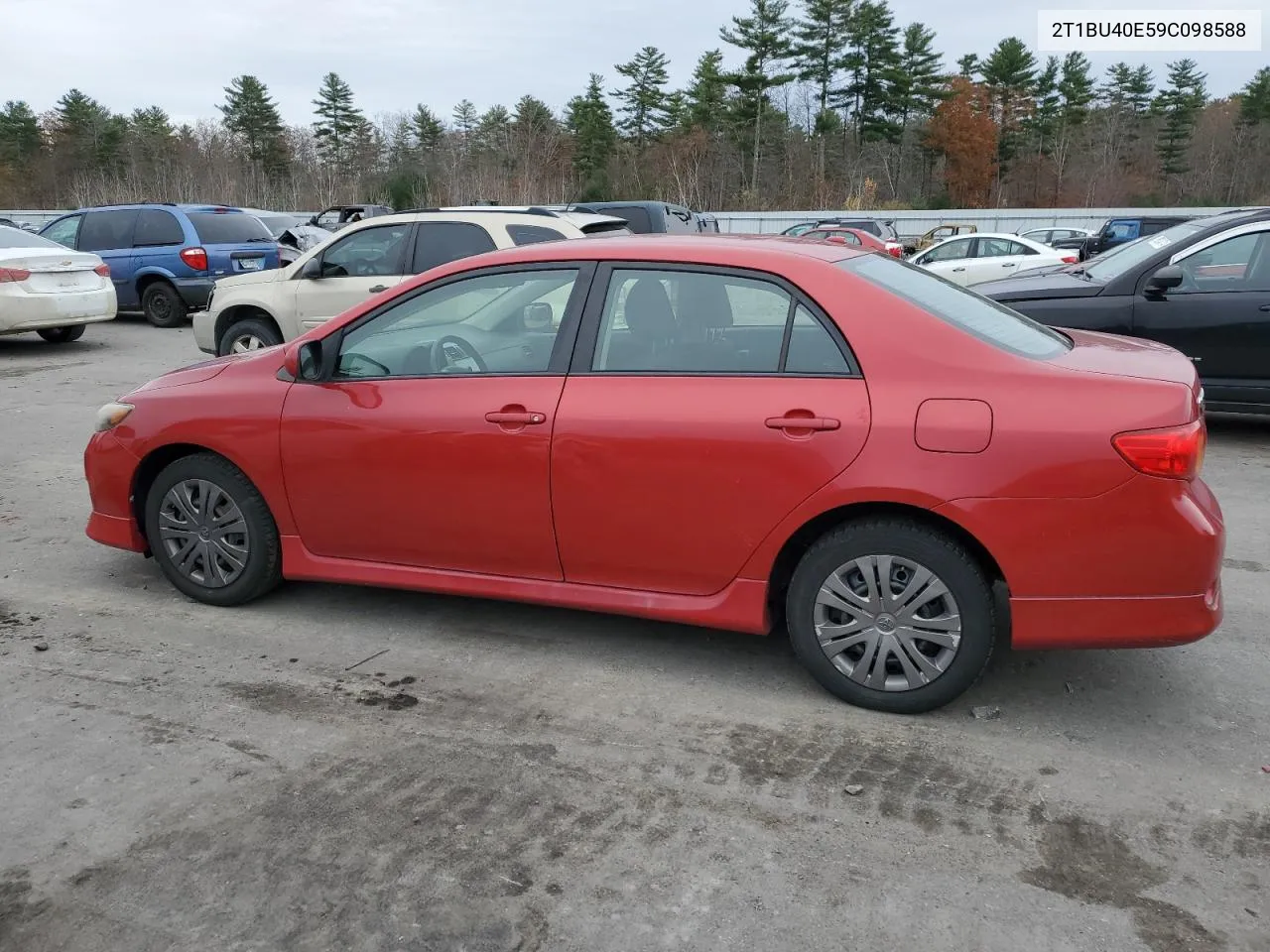 2009 Toyota Corolla Base VIN: 2T1BU40E59C098588 Lot: 79395604