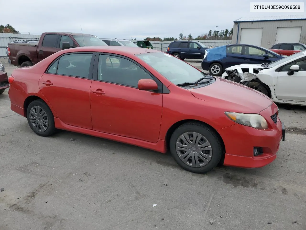 2009 Toyota Corolla Base VIN: 2T1BU40E59C098588 Lot: 79395604