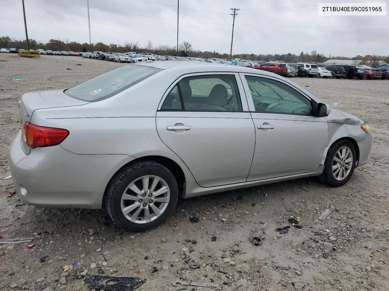 2009 Toyota Corolla Base VIN: 2T1BU40E59C051965 Lot: 79471114