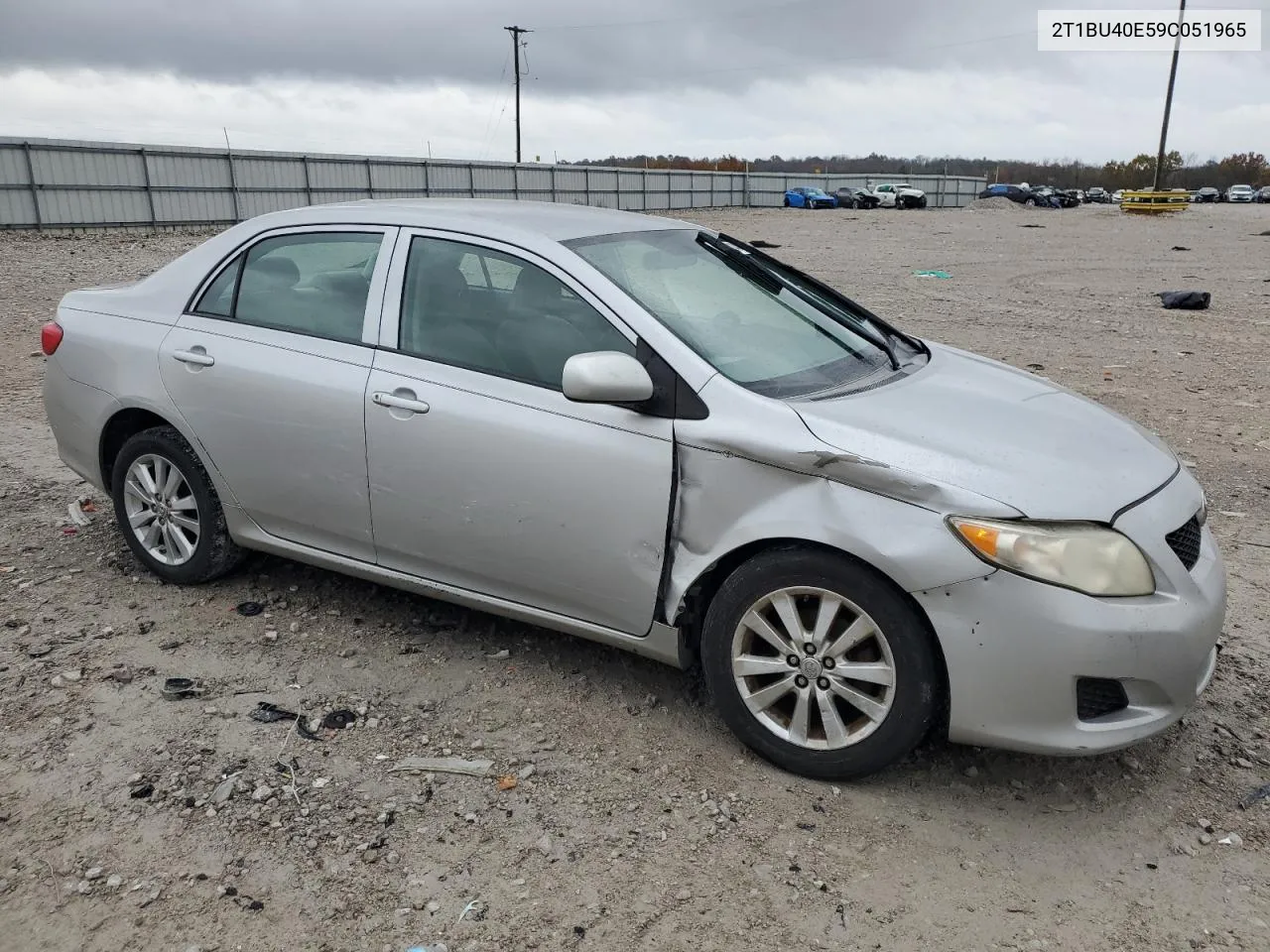 2009 Toyota Corolla Base VIN: 2T1BU40E59C051965 Lot: 79471114