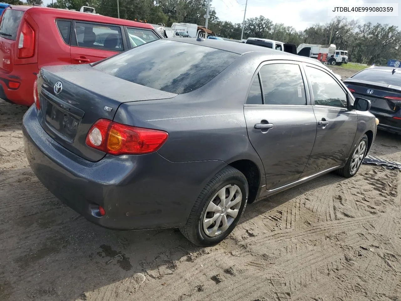 2009 Toyota Corolla Base VIN: JTDBL40E999080359 Lot: 79566184