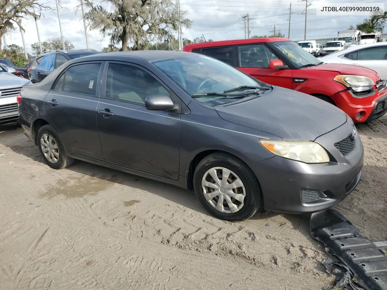 2009 Toyota Corolla Base VIN: JTDBL40E999080359 Lot: 79566184