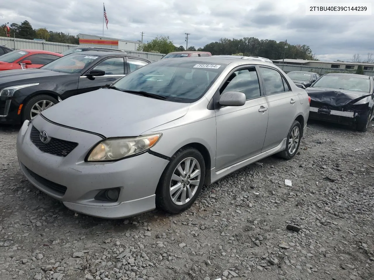 2009 Toyota Corolla Base VIN: 2T1BU40E39C144239 Lot: 79578754