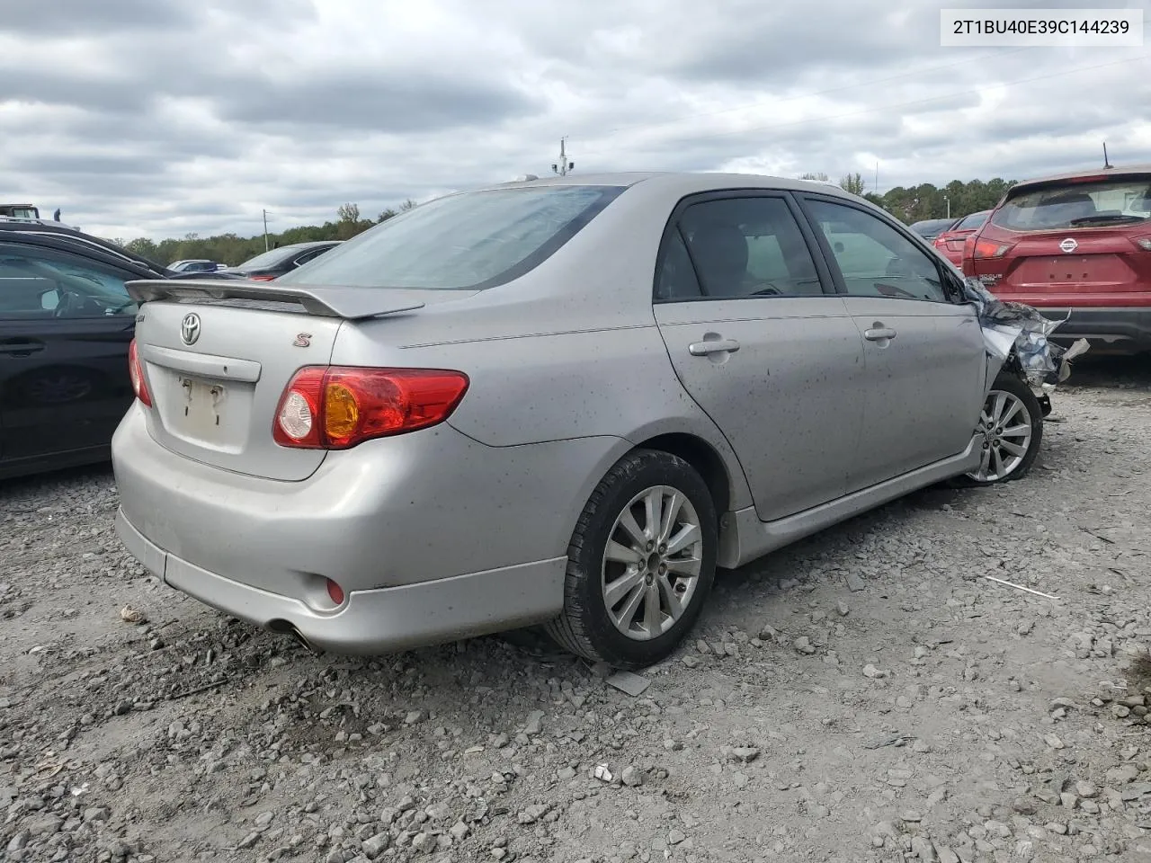 2009 Toyota Corolla Base VIN: 2T1BU40E39C144239 Lot: 79578754