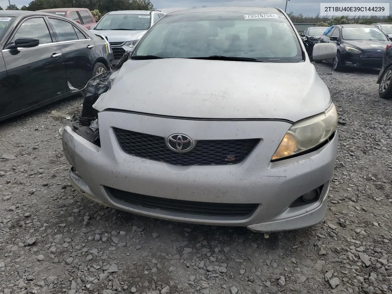 2009 Toyota Corolla Base VIN: 2T1BU40E39C144239 Lot: 79578754