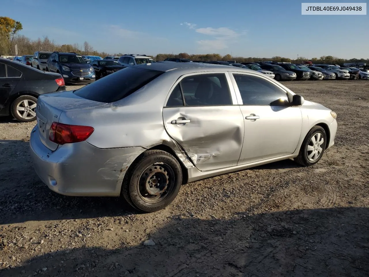 2009 Toyota Corolla Base VIN: JTDBL40E69J049438 Lot: 79607784