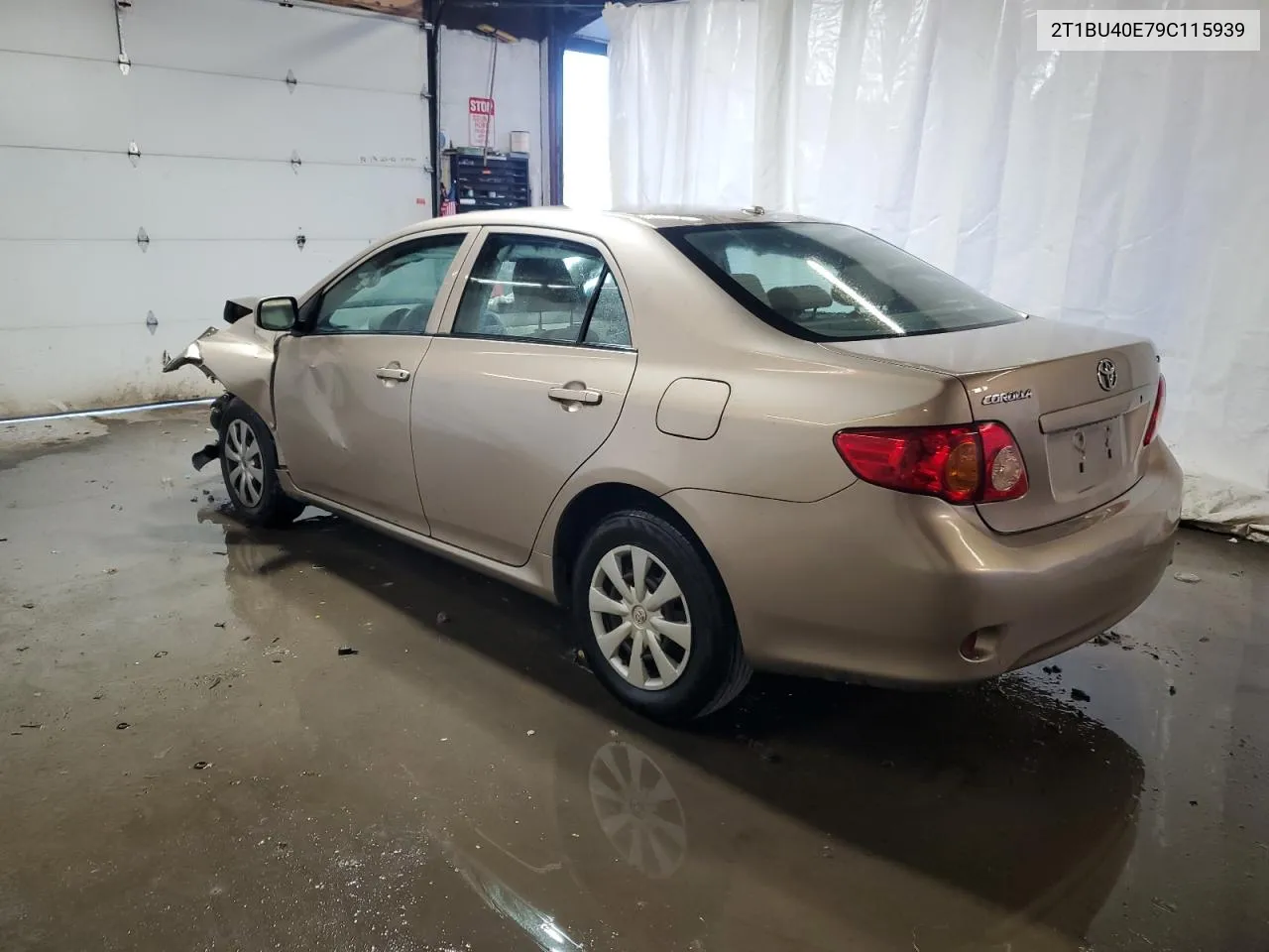 2009 Toyota Corolla Base VIN: 2T1BU40E79C115939 Lot: 79756424