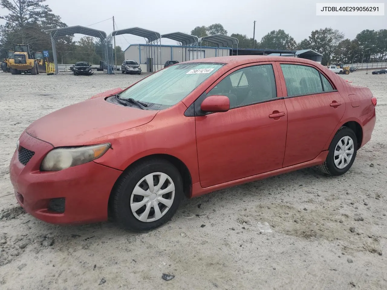 2009 Toyota Corolla Base VIN: JTDBL40E299056291 Lot: 79811214