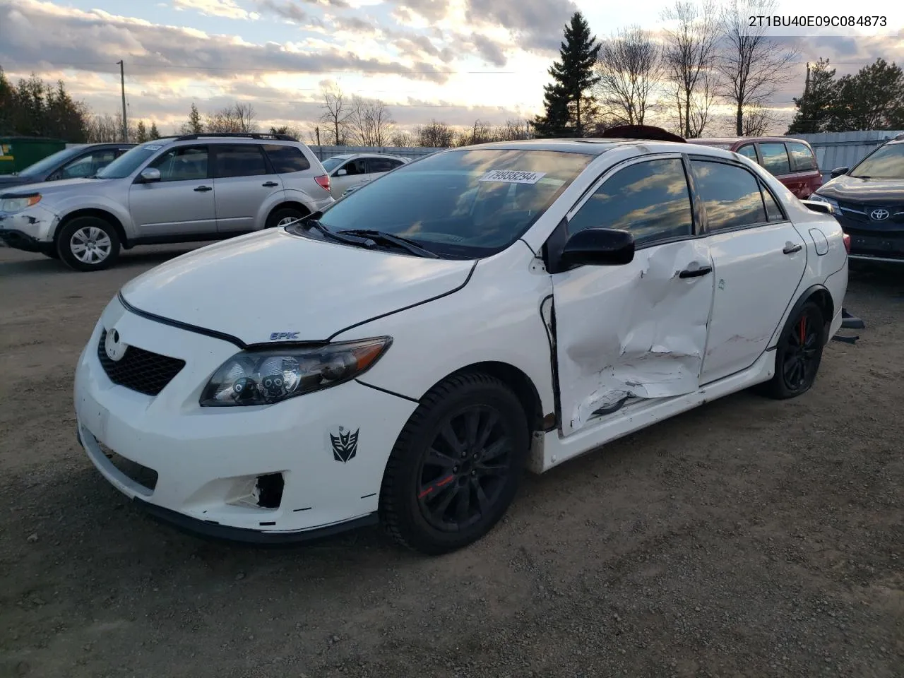 2009 Toyota Corolla Base VIN: 2T1BU40E09C084873 Lot: 79938294